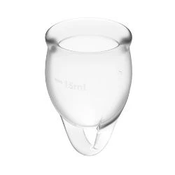 copa menstrual transparente feel confident - detalle 3