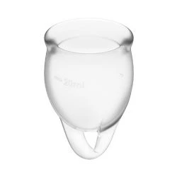 copa menstrual transparente feel confident - detalle 2