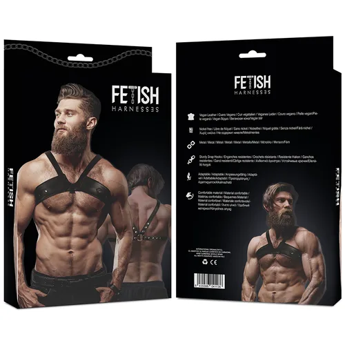 Arnés BDSM Pecho Hombre Attitude Fetish Submissive - detalle 4