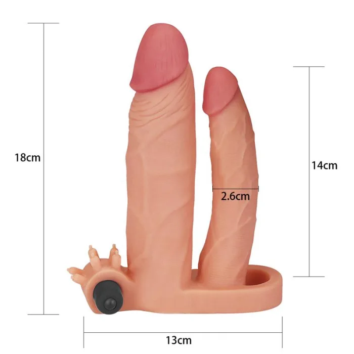Funda para el Pene Doble con Vibración +1 - detalle 4