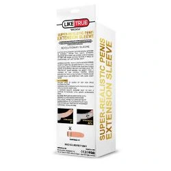 funda para el pene realista 68 x tender like true - detalle 4
