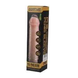 funda para el pene transparente estriada shequ - detalle 3