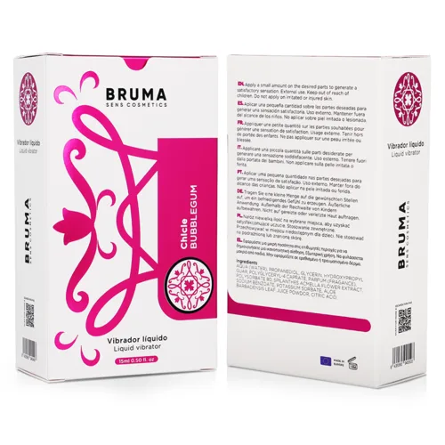 Gel Vibrador Líquido Chicle 15 ml Bruma - detalle 2