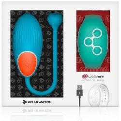 huevo vibrador azul y control remoto verde - detalle 5