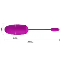 huevo vibrador app violeta pretty love - detalle 3