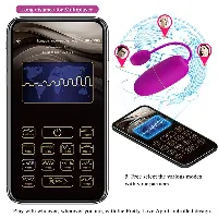 huevo vibrador app violeta pretty love - detalle 5