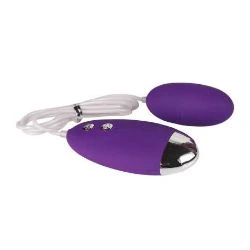 huevo vibrador barato de silicona color morado yesi - detalle 2