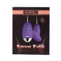 huevo vibrador barato de silicona color morado yesi - detalle 6