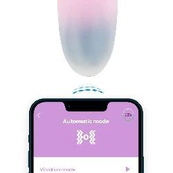 huevo vibrador con app azul purpura - detalle 4