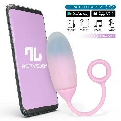 huevo vibrador con app azul purpura