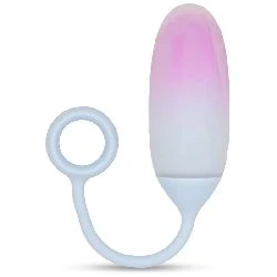 huevo vibrador con app azul rosa into you - detalle 3