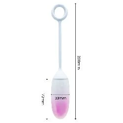 huevo vibrador con app azul rosa into you - detalle 7