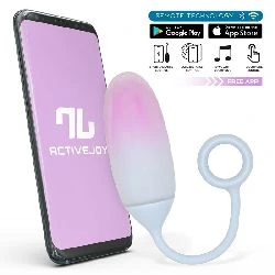 huevo vibrador con app azul rosa into you