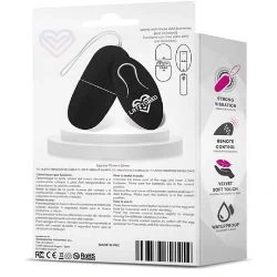 huevo vibrador con control remoto negro latetobed - detalle 5