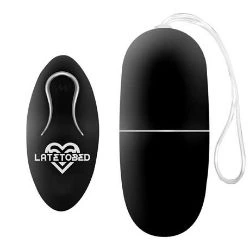 huevo vibrador con control remoto negro latetobed