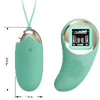 huevo vibrador control remoto verde mina pretty - detalle 4