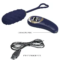 huevo vibrador control remoto azul vivian pretty - detalle 3