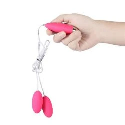 huevo vibrador control remoto doble silicona shequ - detalle 5