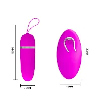 huevo vibrador debby con mando morado pretty - detalle 3