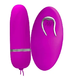 huevo vibrador debby con mando morado pretty