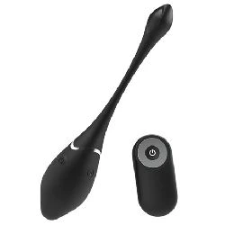 huevo vibrador recargable jenell blacksilver - detalle 4
