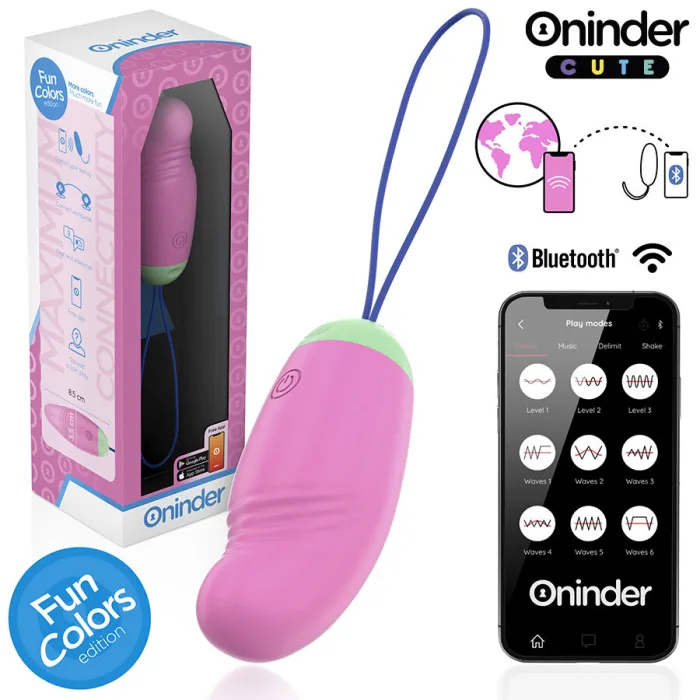 Huevo vibrador ROTADOR 360 con APP - detalle 3