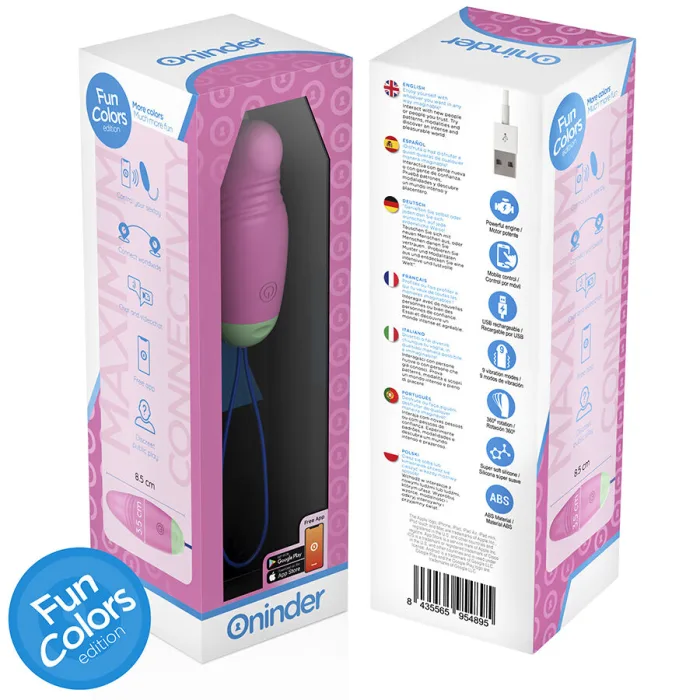 Huevo vibrador ROTADOR 360 con APP - detalle 9