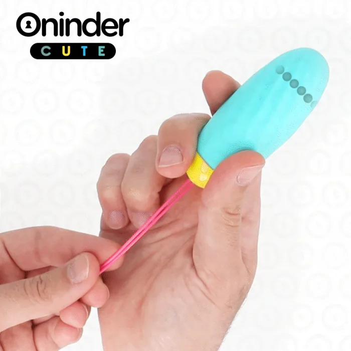 Huevo vibrador rotador con GEMAS