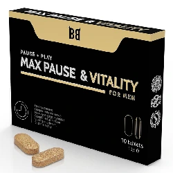 10 pastillas para retrasar la eyaculación en el hombre max pause & vitality