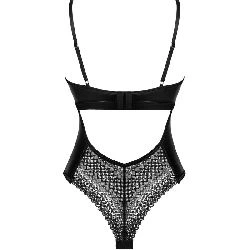 body norites teddy negro talla grande obsessive - detalle 4