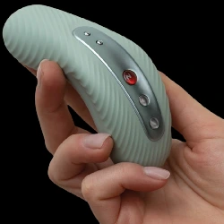 vibrador de clítoris LAYA III vibra y palpita verde fun factory - detalle 3