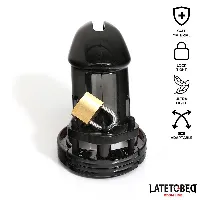 jaula de pene 5 anillos y 2 llaves castidad - detalle 3