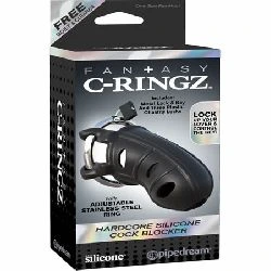 jaula para pene extreme silicona negro - detalle 3