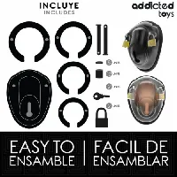 jaula pene keyless 115 cm addicted - detalle 4