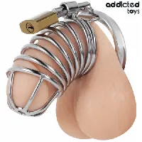 jaula pene metal talla m iron cell - detalle 3
