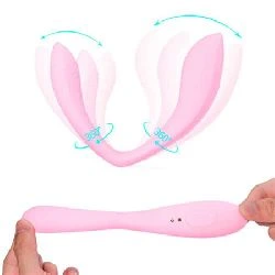 juguete para parejas con esqueleto 180 usb silicona rosa couple toy - detalle 5