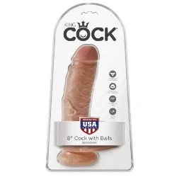consolador real con testiculos de 20.5 centimetros mulato - detalle 4
