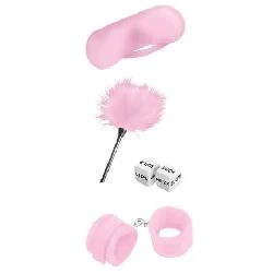 kit de bondage para principiantes starters 4 piezas rosa - detalle 3