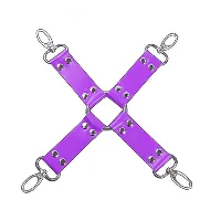 kit sexual bondage de 10 piezas purpura - detalle 3