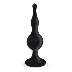 kits 3 plugs anal silicona negro - detalle 4