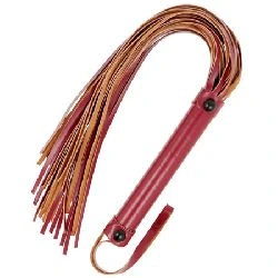 latigo de cuero vegano dark room festish