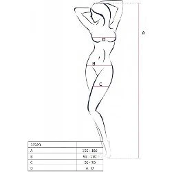 malla body sexy passion talla unica blanco - detalle 3