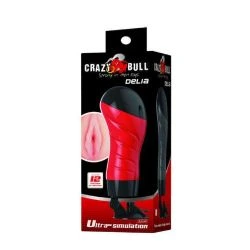 masturbador de vagina inclinada con ventosa crazy flora - detalle 6
