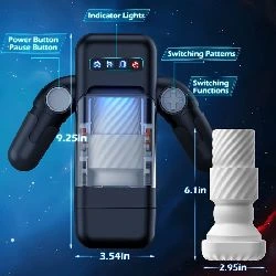 masturbador masculino con vibracion game cup baile - detalle 5