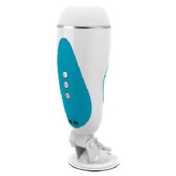 masturbador masculino con vibración usb y succión - detalle 3
