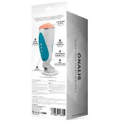 masturbador masculino con vibración usb y succión - detalle 5