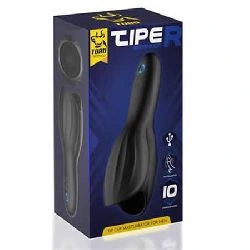 masturbador masculino copa silicona tiper - detalle 6