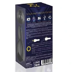 masturbador masculino copa silicona tiper - detalle 7