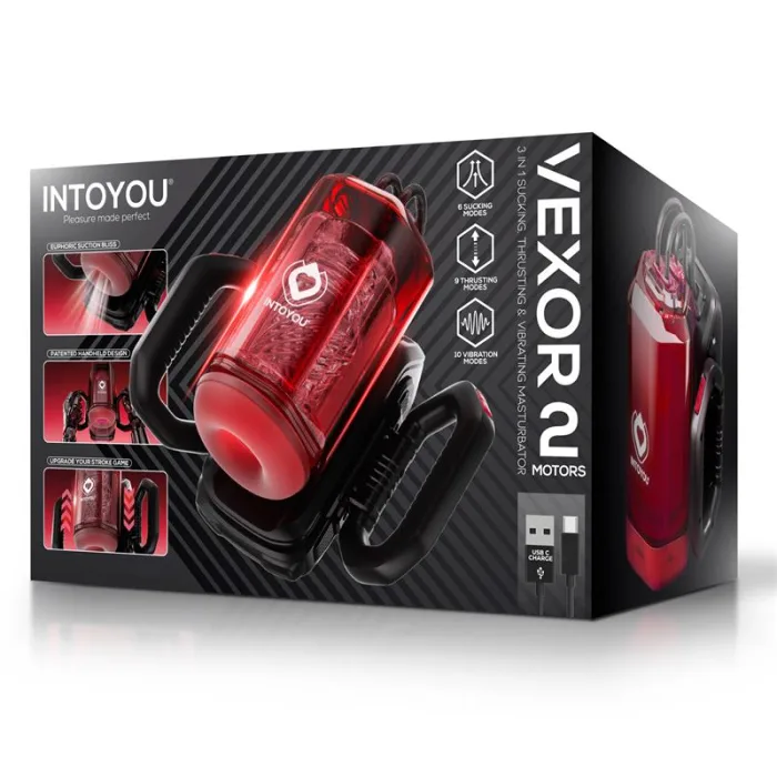 Masturbador masculino automático Vexor con succión - detalle 6