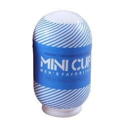 masturbador minicup azul pequeno manga vagina